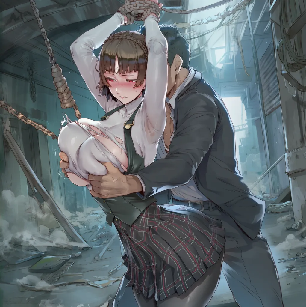 SunGodManGa Makoto Niijima Persona 5 604p - Image 133