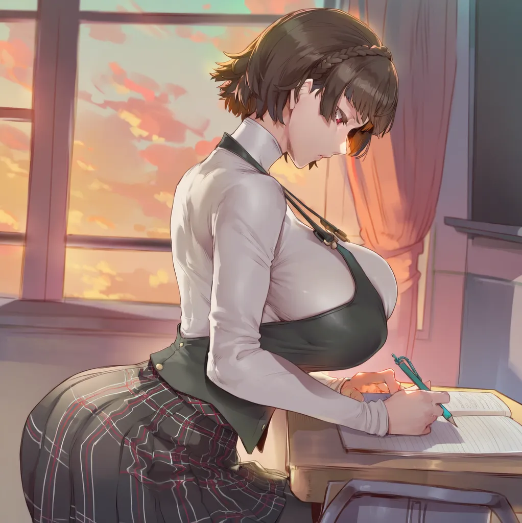 SunGodManGa Makoto Niijima Persona 5 604p - Image 15