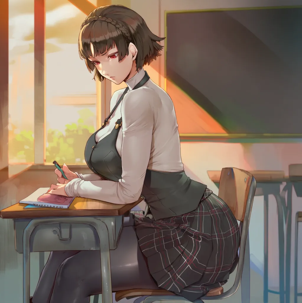 SunGodManGa Makoto Niijima Persona 5 604p - Image 19