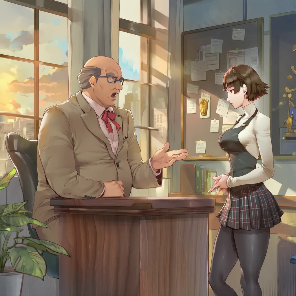 SunGodManGa Makoto Niijima Persona 5 604p - Image 20