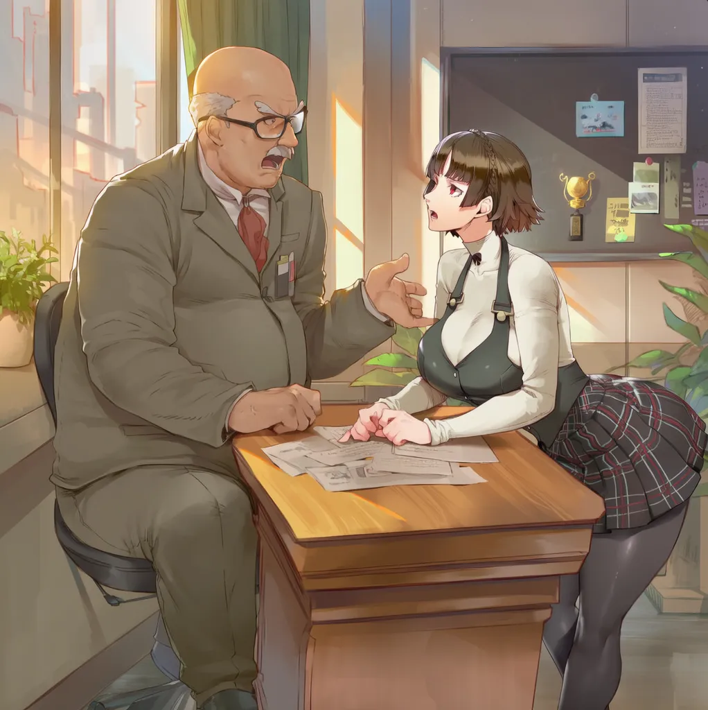 SunGodManGa Makoto Niijima Persona 5 604p - Image 21