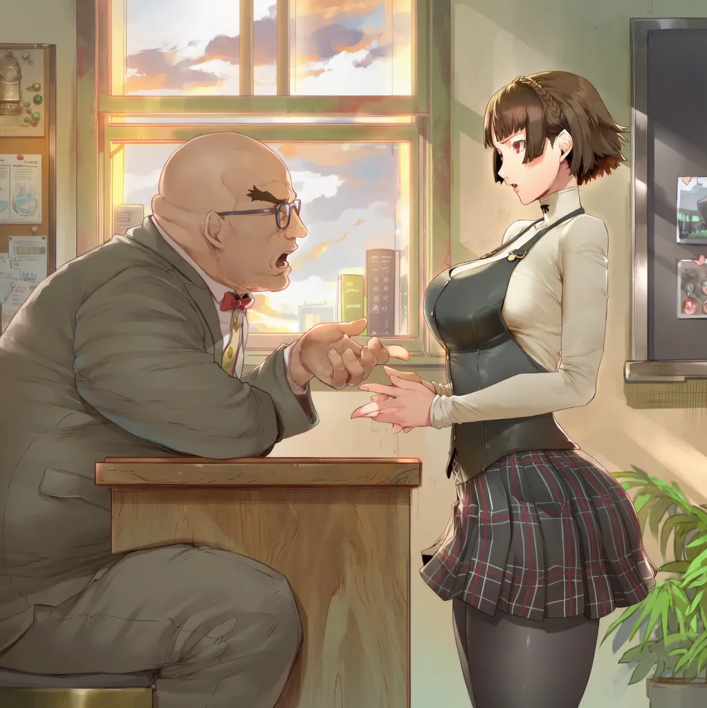 SunGodManGa Makoto Niijima Persona 5 604p - Image 25
