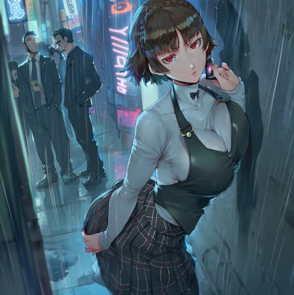 SunGodManGa Makoto Niijima Persona 5 604p - Image 29