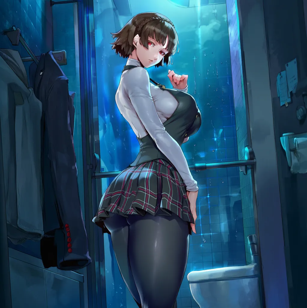 SunGodManGa Makoto Niijima Persona 5 604p - Image 3