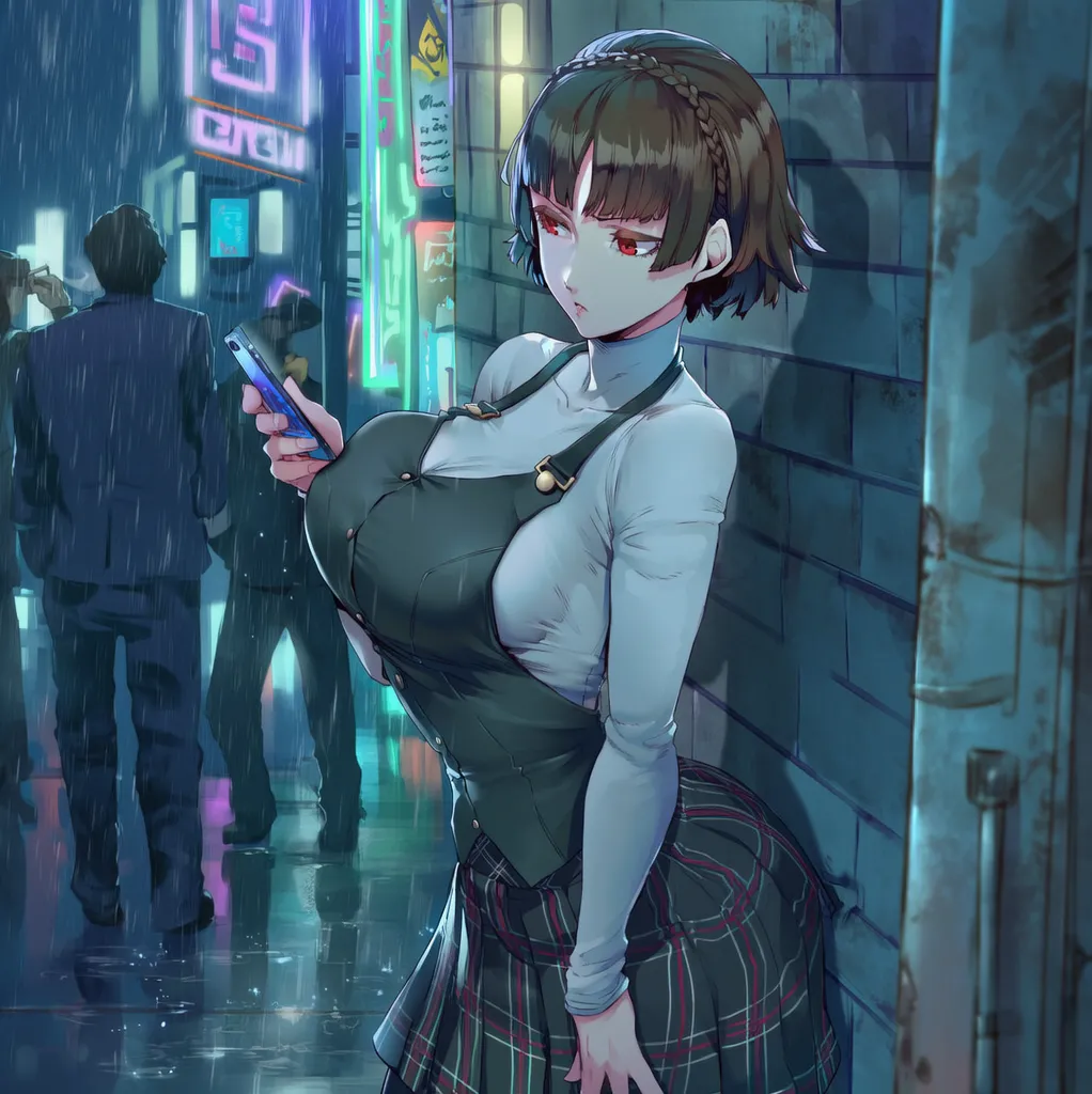 SunGodManGa Makoto Niijima Persona 5 604p - Image 32