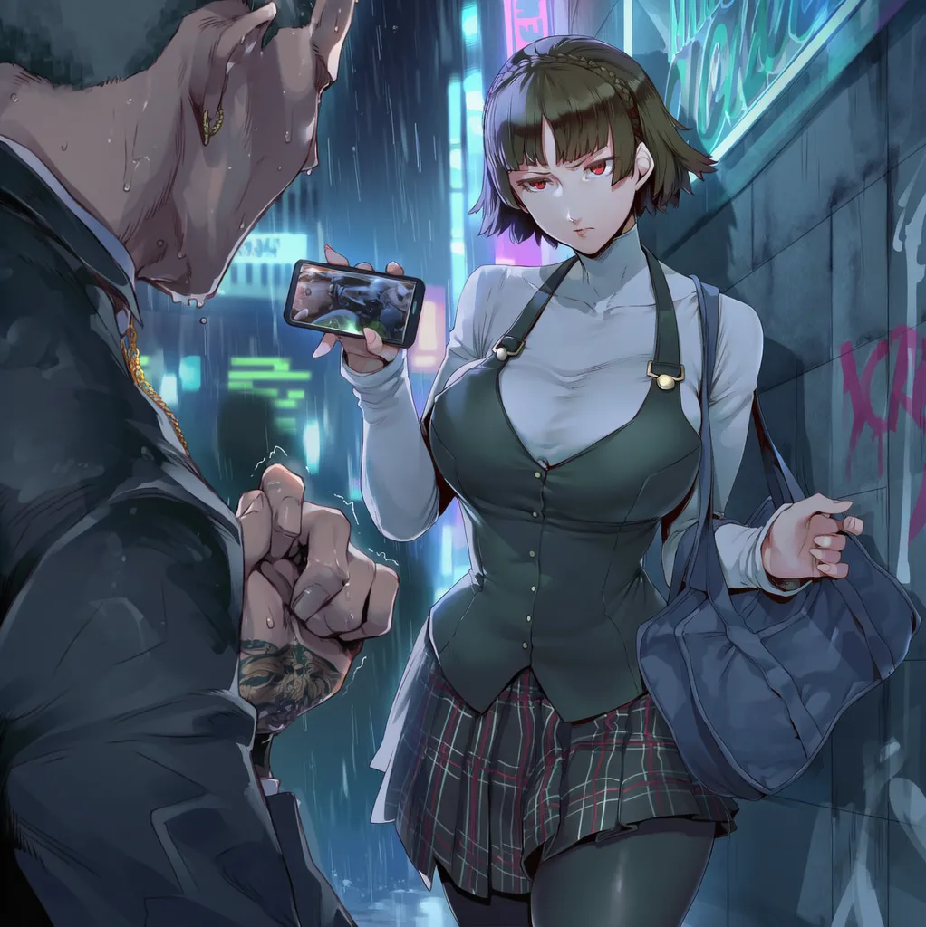 SunGodManGa Makoto Niijima Persona 5 604p - Image 36