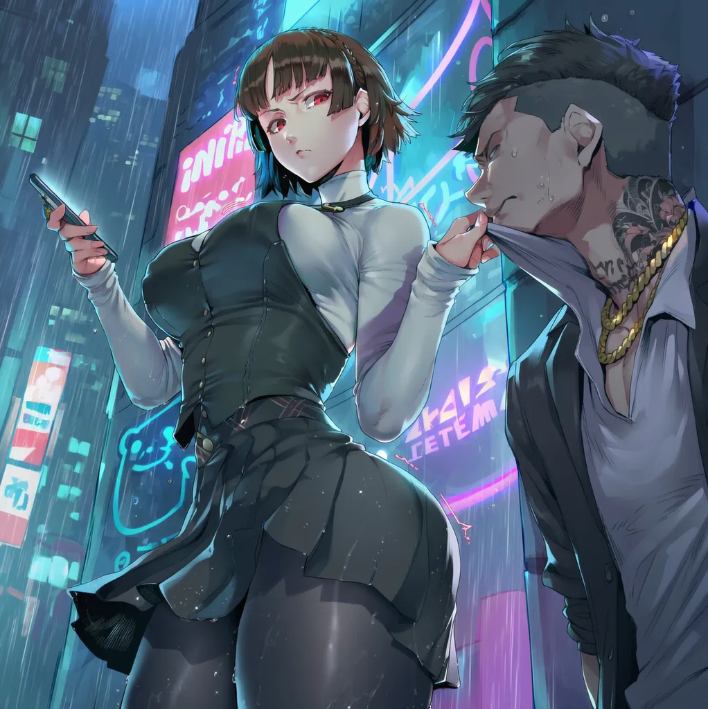 SunGodManGa Makoto Niijima Persona 5 604p - Image 38