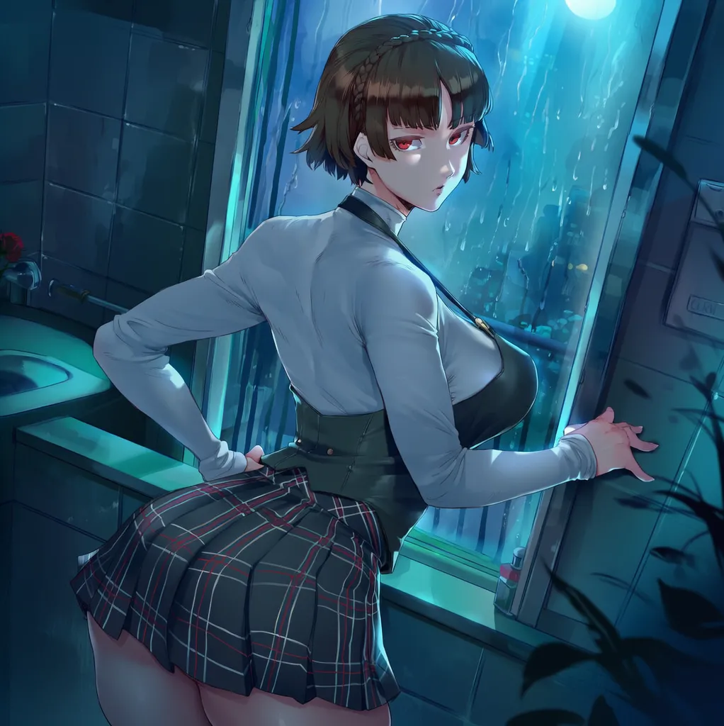 SunGodManGa Makoto Niijima Persona 5 604p - Image 4