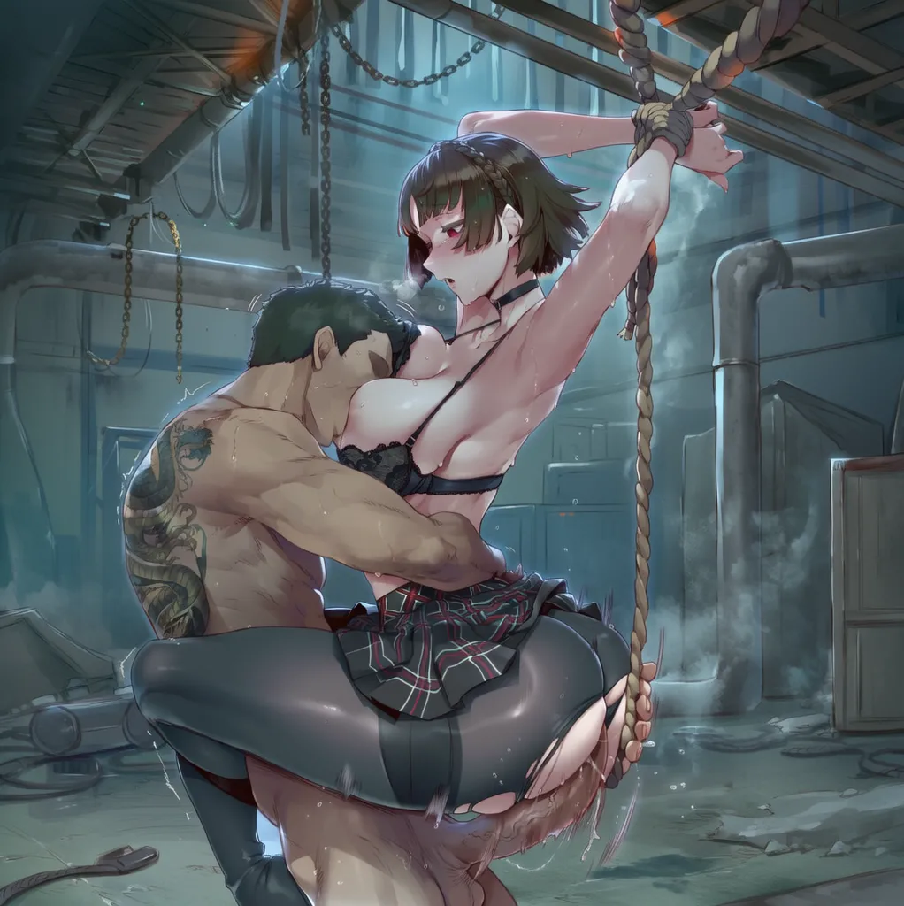 SunGodManGa Makoto Niijima Persona 5 604p - Image 465