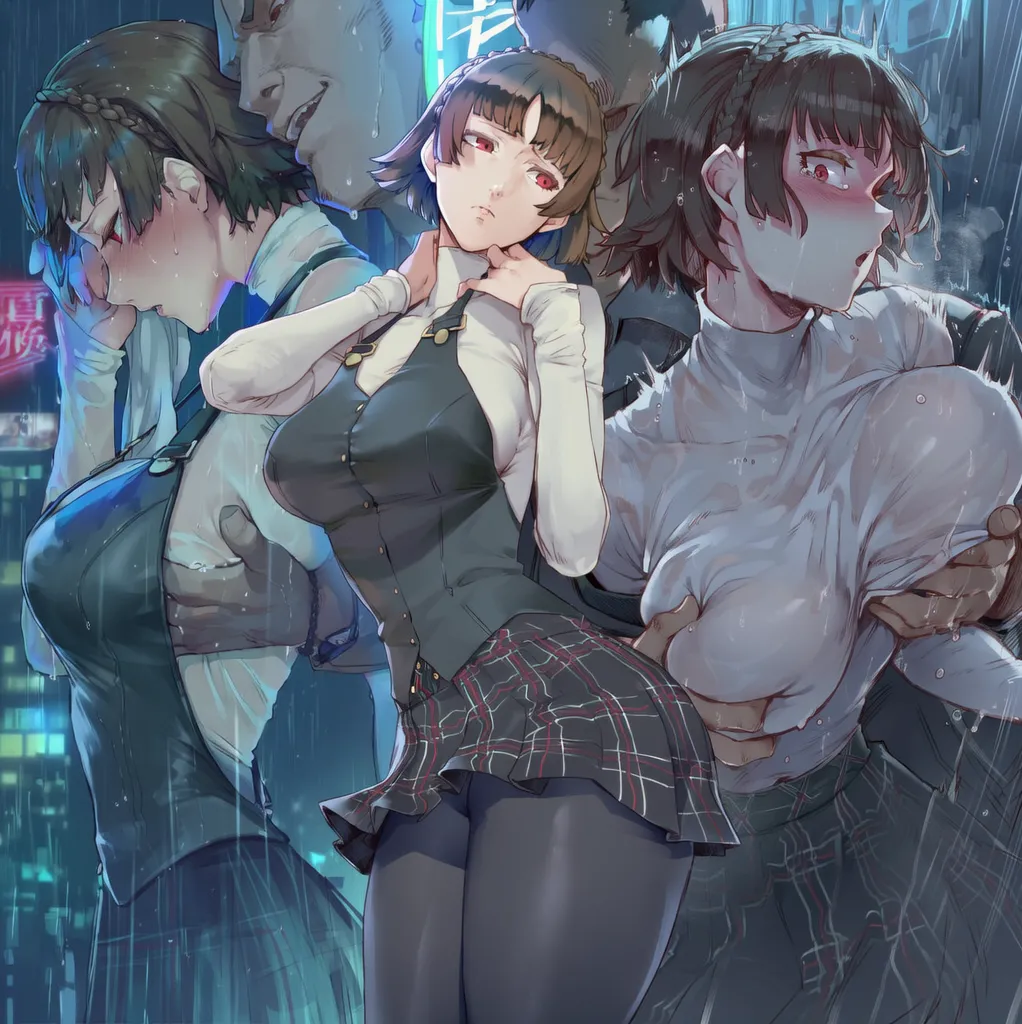 SunGodManGa Makoto Niijima Persona 5 604p - Image 47