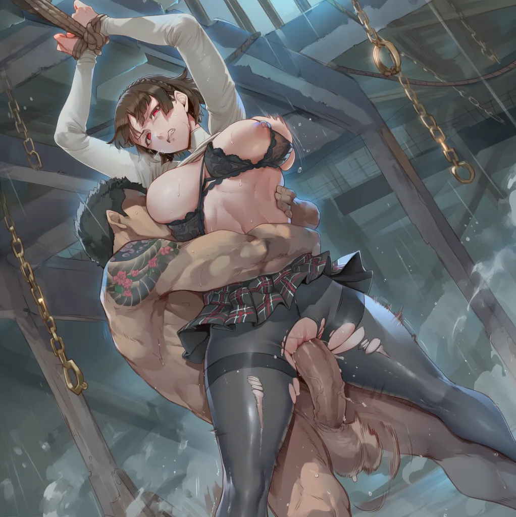 SunGodManGa Makoto Niijima Persona 5 604p - Image 481