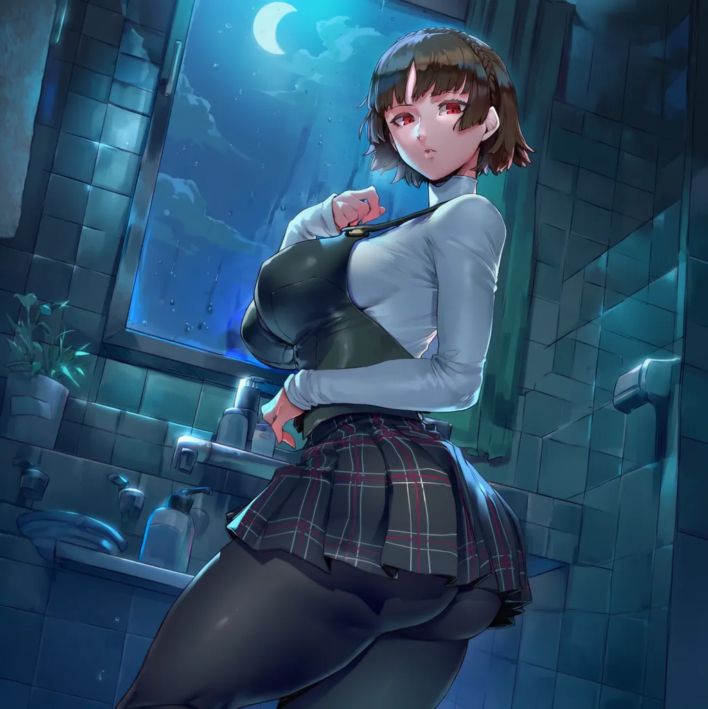 SunGodManGa Makoto Niijima Persona 5 604p - Image 5
