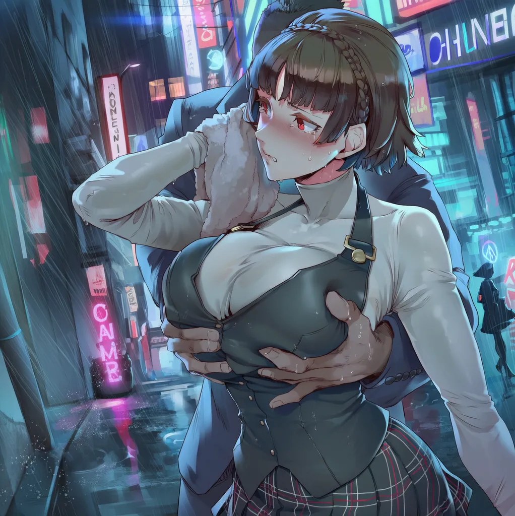 SunGodManGa Makoto Niijima Persona 5 604p - Image 50