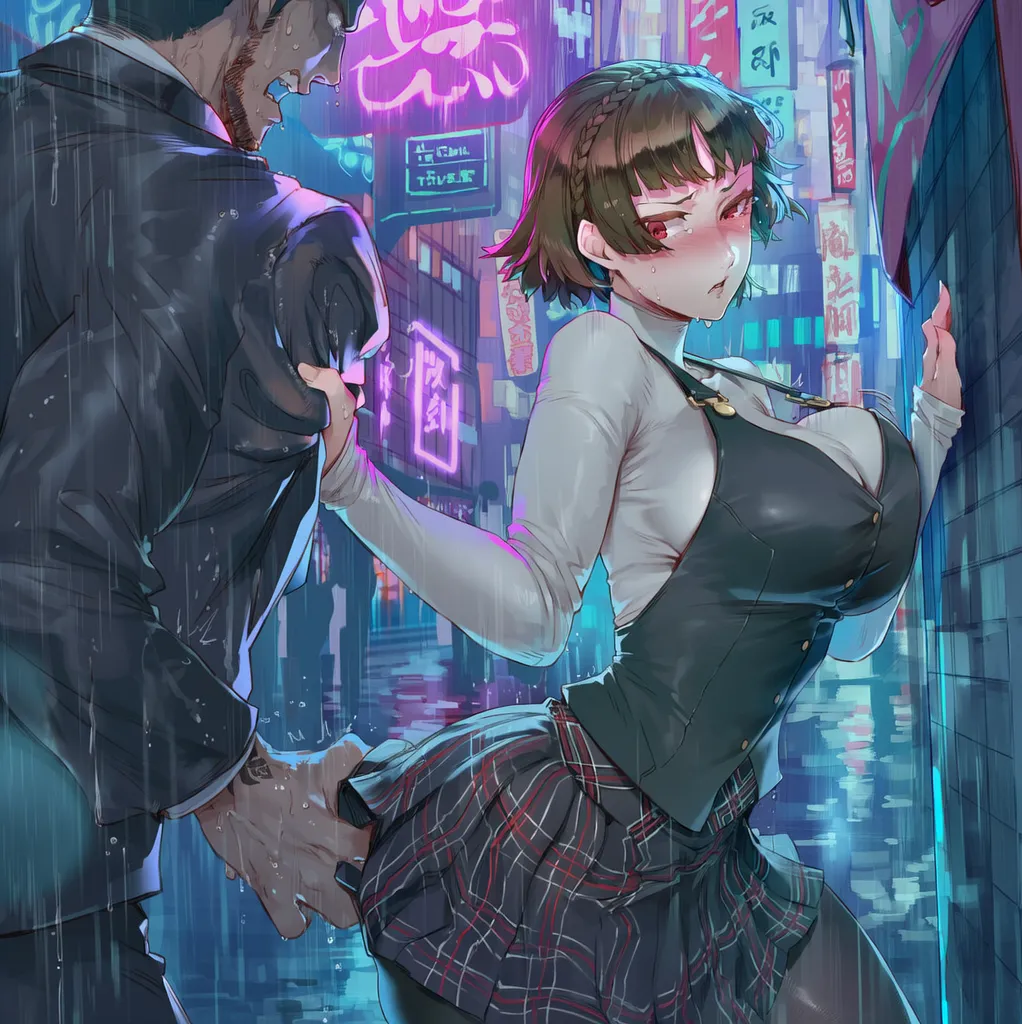 SunGodManGa Makoto Niijima Persona 5 604p - Image 52