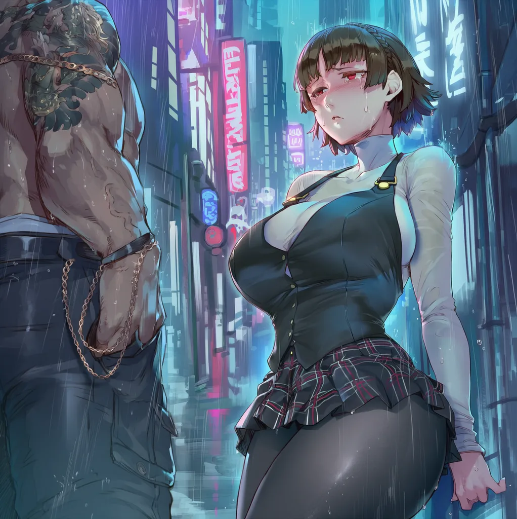 SunGodManGa Makoto Niijima Persona 5 604p - Image 53