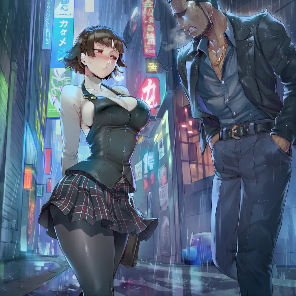 SunGodManGa Makoto Niijima Persona 5 604p - Image 54