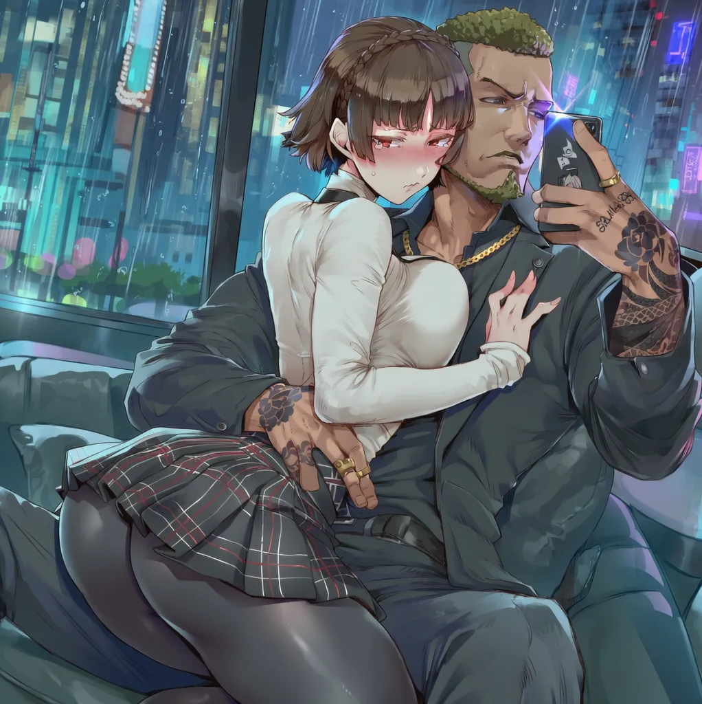SunGodManGa Makoto Niijima Persona 5 604p - Image 70