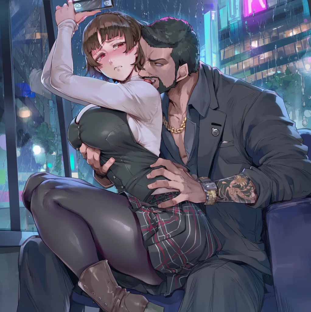 SunGodManGa Makoto Niijima Persona 5 604p - Image 76