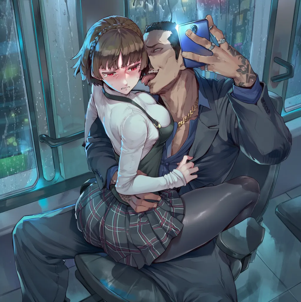 SunGodManGa Makoto Niijima Persona 5 604p - Image 84