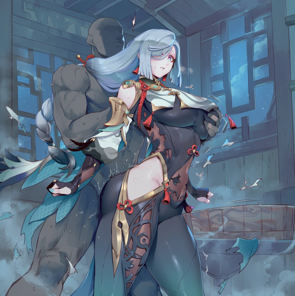 SunGodManGa Shenhe - Genshin Impact Patreon - Image 86