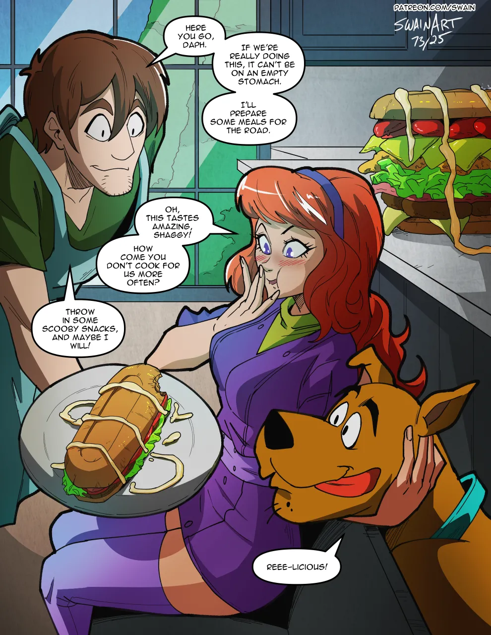 SwainArt Daphne wants to prove shes a leader too Scooby-Doo Ongoing - Image 2