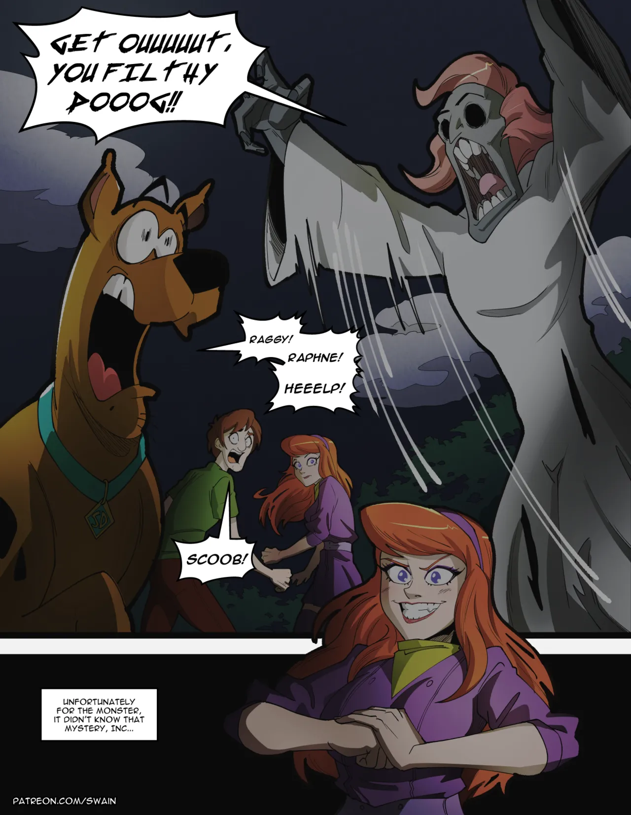 SwainArt Daphne wants to prove shes a leader too Scooby-Doo Ongoing - Image 4