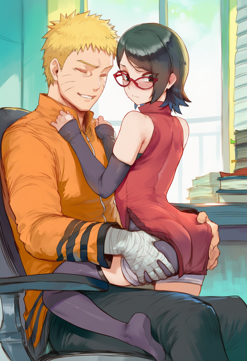 Swirlinghawk Naruto X Sarada - Image 8