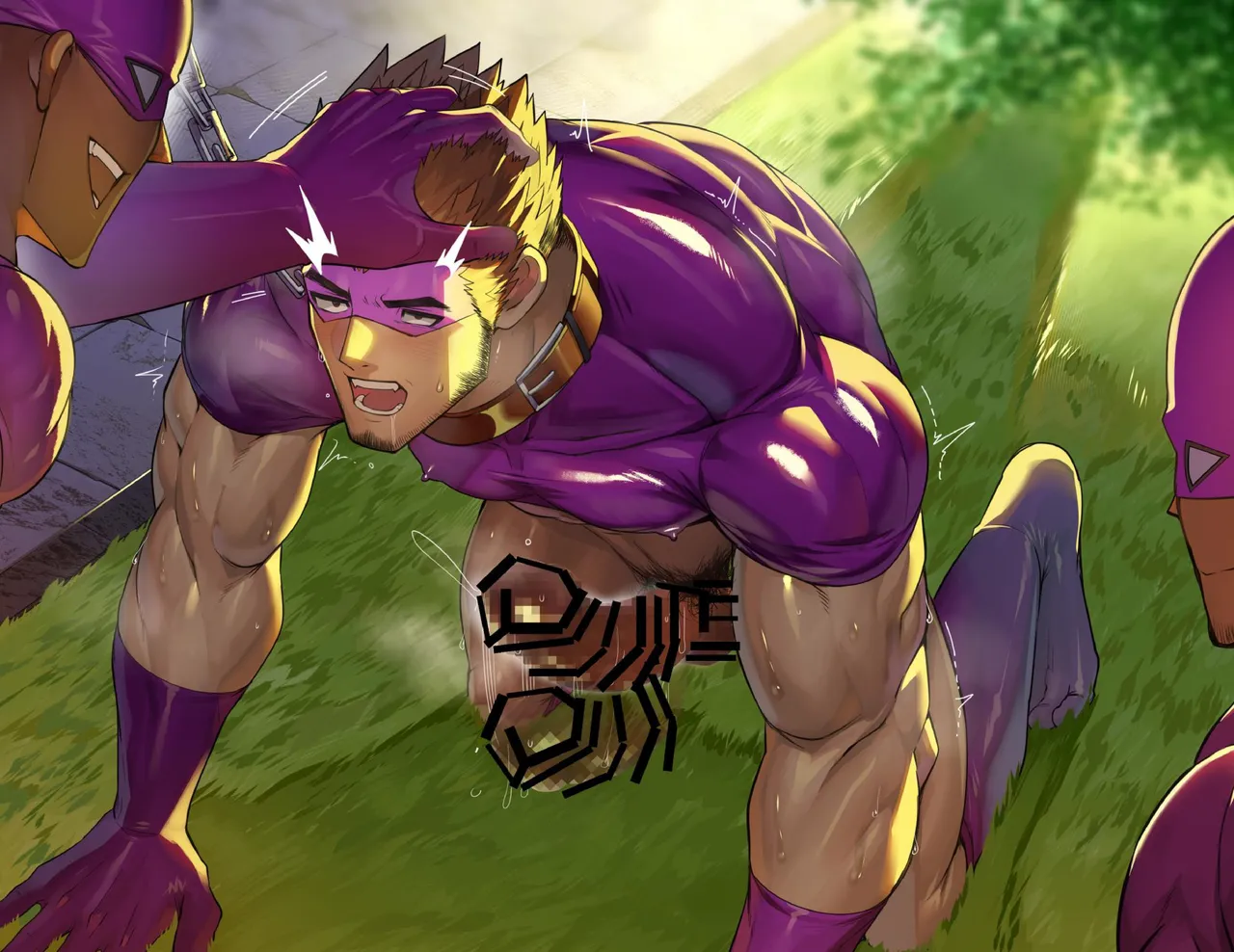 Takao no Gami Toiro Osukōbi kurui no hentai sentōin-ka suru gachimuchi hīrō-tachi - Image 56