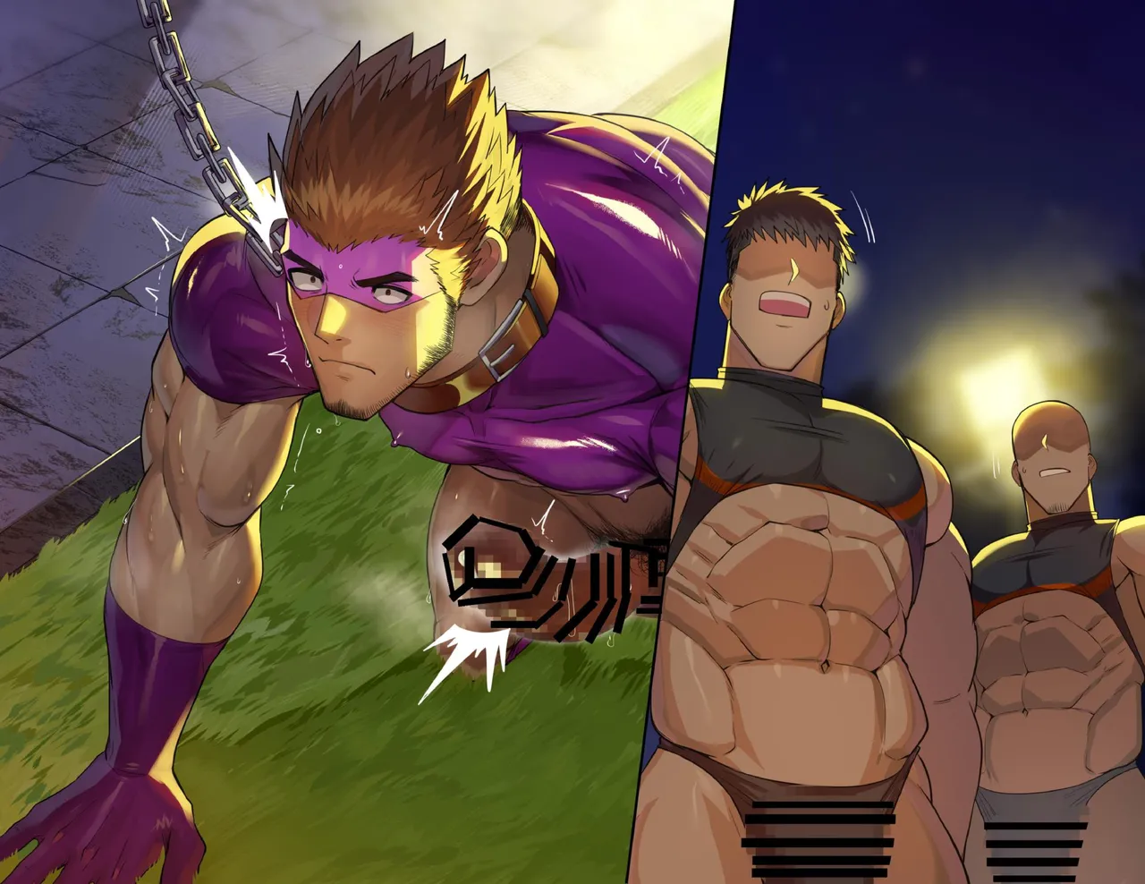 Takao no Gami Toiro Osukōbi kurui no hentai sentōin-ka suru gachimuchi hīrō-tachi - Image 57