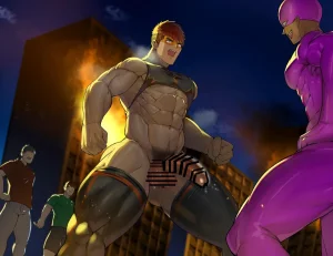 Takao no Gami Toiro Osukōbi kurui no hentai sentōin-ka suru gachimuchi hīrō-tachi - Page 66