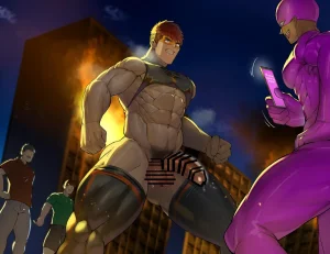 Takao no Gami Toiro Osukōbi kurui no hentai sentōin-ka suru gachimuchi hīrō-tachi - Page 67