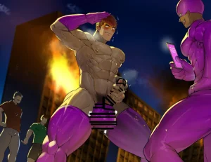 Takao no Gami Toiro Osukōbi kurui no hentai sentōin-ka suru gachimuchi hīrō-tachi - Page 72