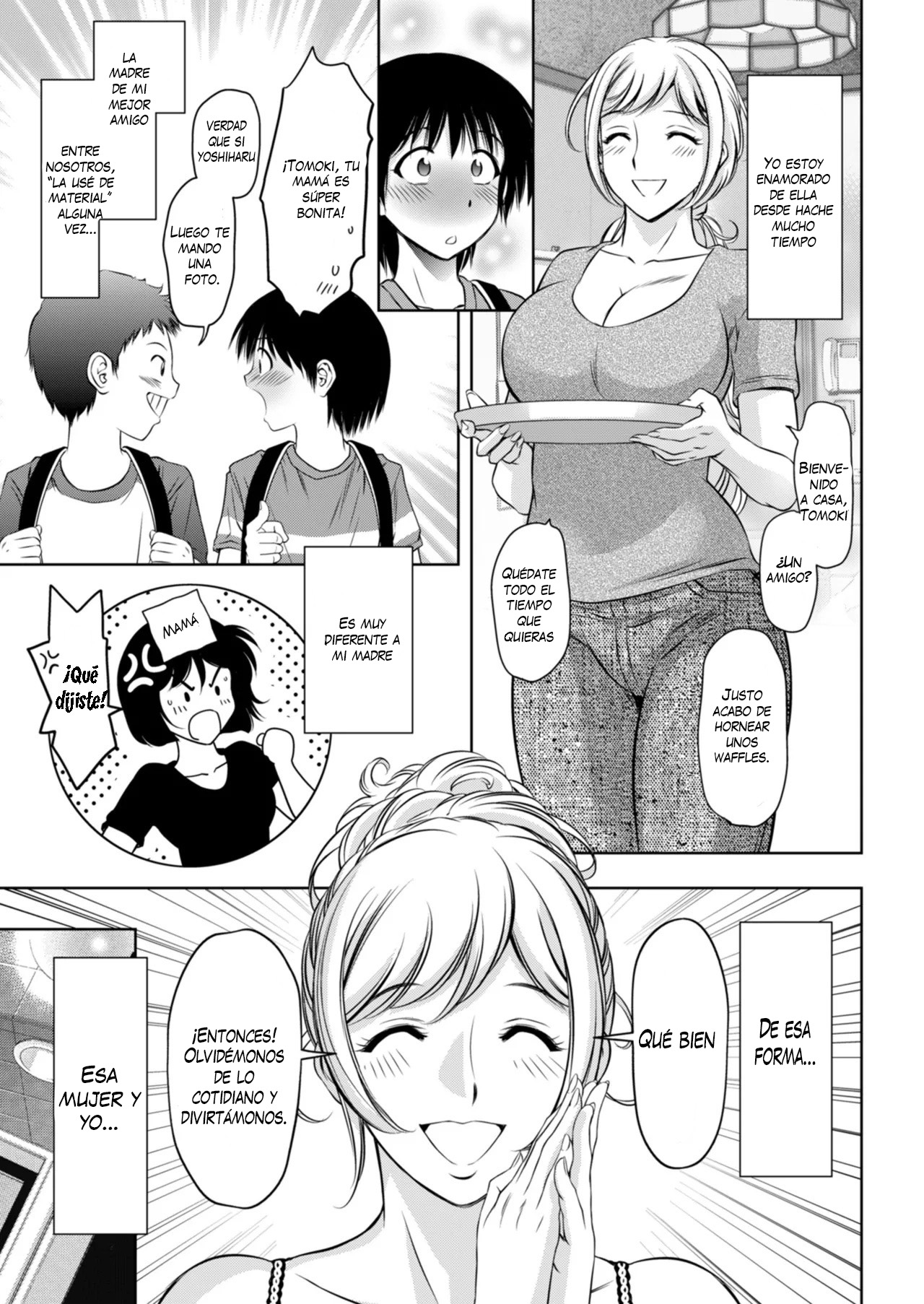 Taki Re-ki Jukujo Fuuzoku ni Ittara Shinyuu no Hahaoya ga Detekita Kudan 1-2Fui a un Burdel de MILFS y Encontré a la Madre de Mi Mejor Amigo 1-2 Spanish K-le Traducciones Digital - Image 3