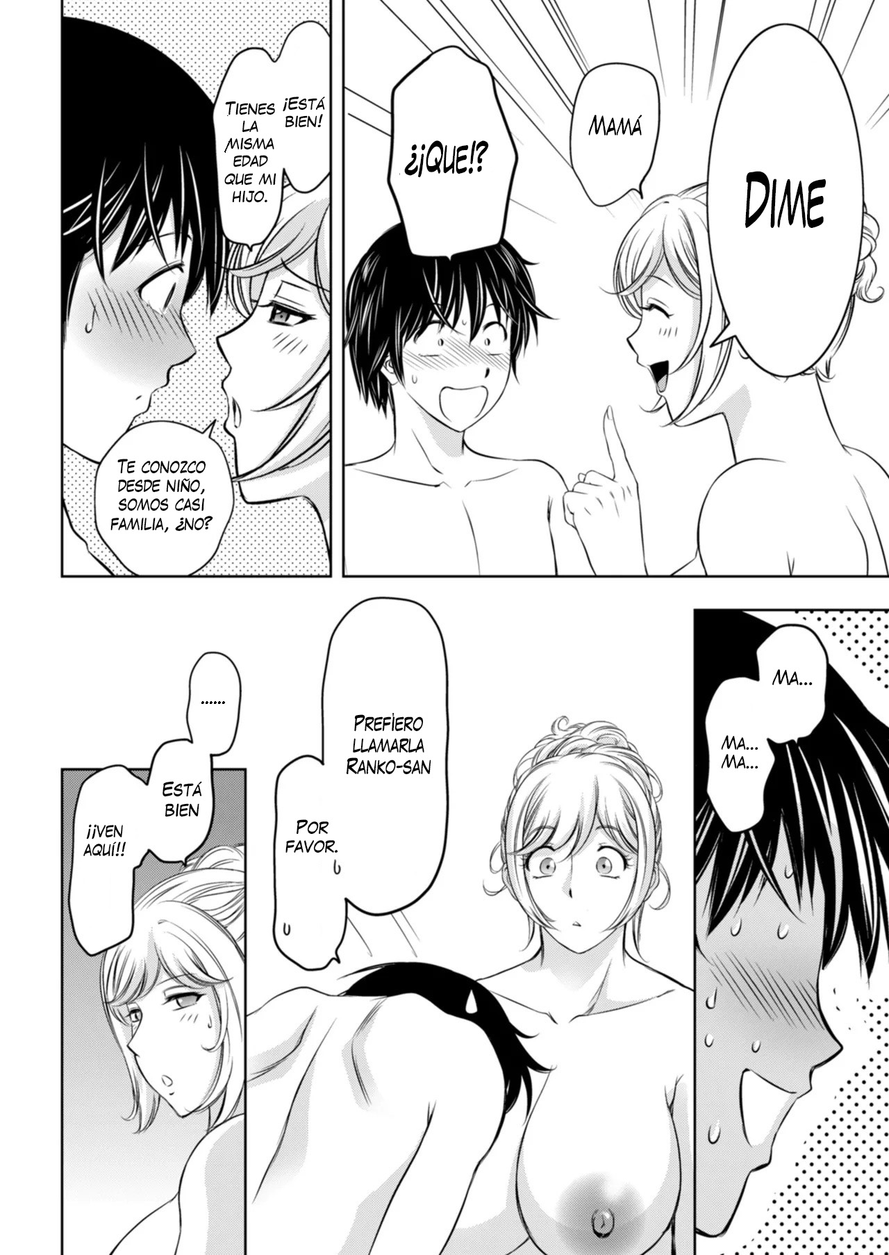 Taki Re-ki Jukujo Fuuzoku ni Ittara Shinyuu no Hahaoya ga Detekita Kudan 1-2Fui a un Burdel de MILFS y Encontré a la Madre de Mi Mejor Amigo 1-2 Spanish K-le Traducciones Digital - Image 6