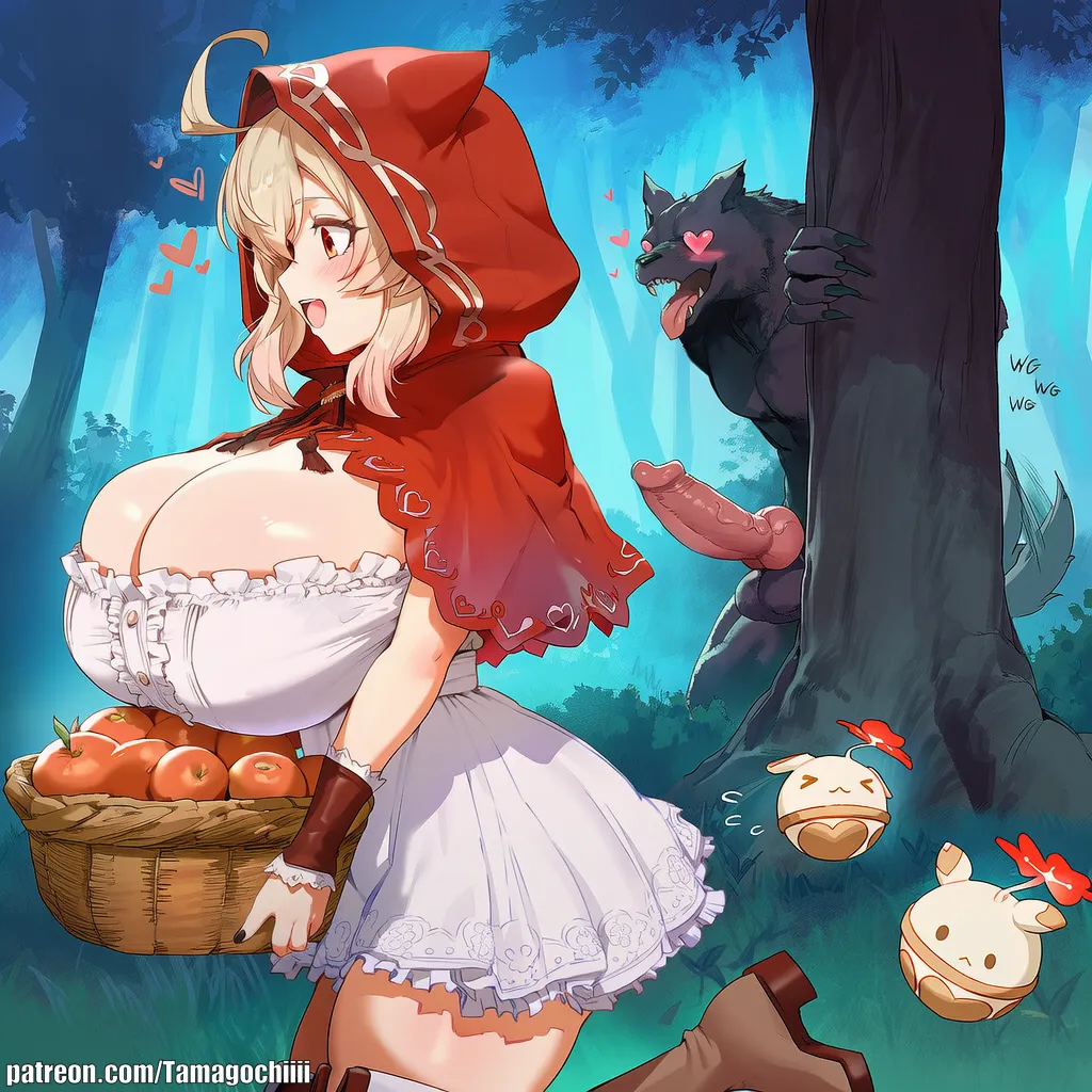 Tamagochiiii QUICKIE - Klee, Little Red Riding Hood - Image 4