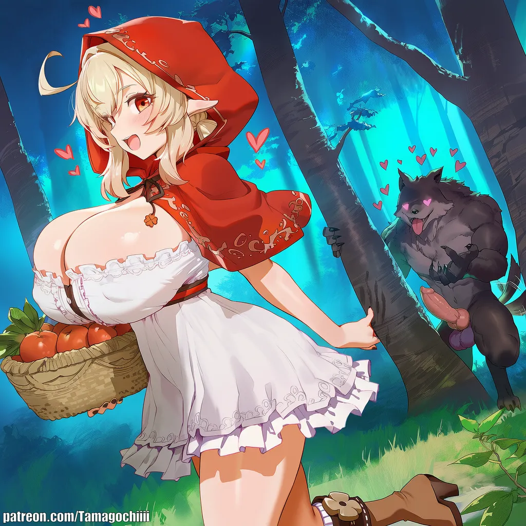 Tamagochiiii QUICKIE - Klee, Little Red Riding Hood - Image 5