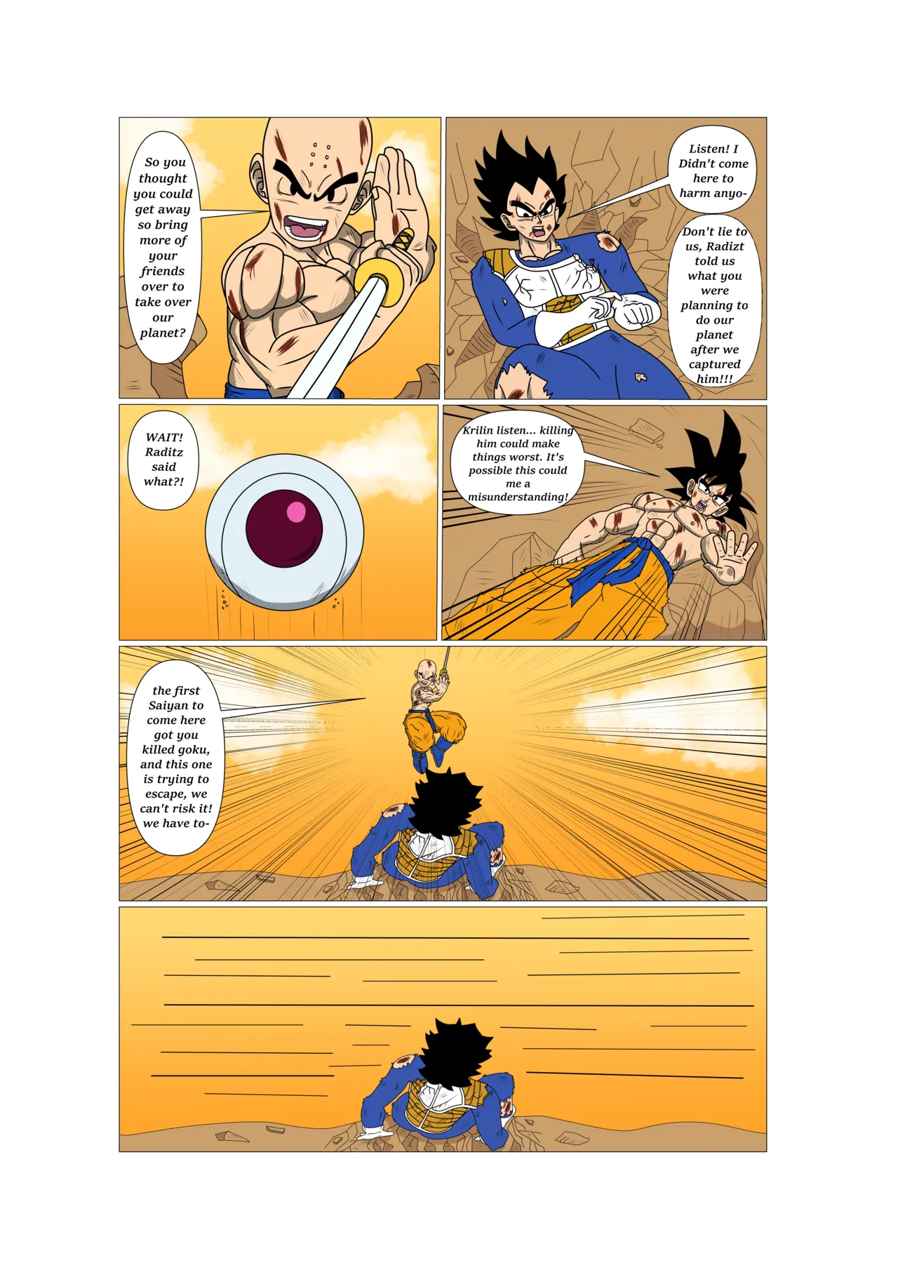 Tashbow Krillin Saga Dragon Ball Z Ongoing - Image 3