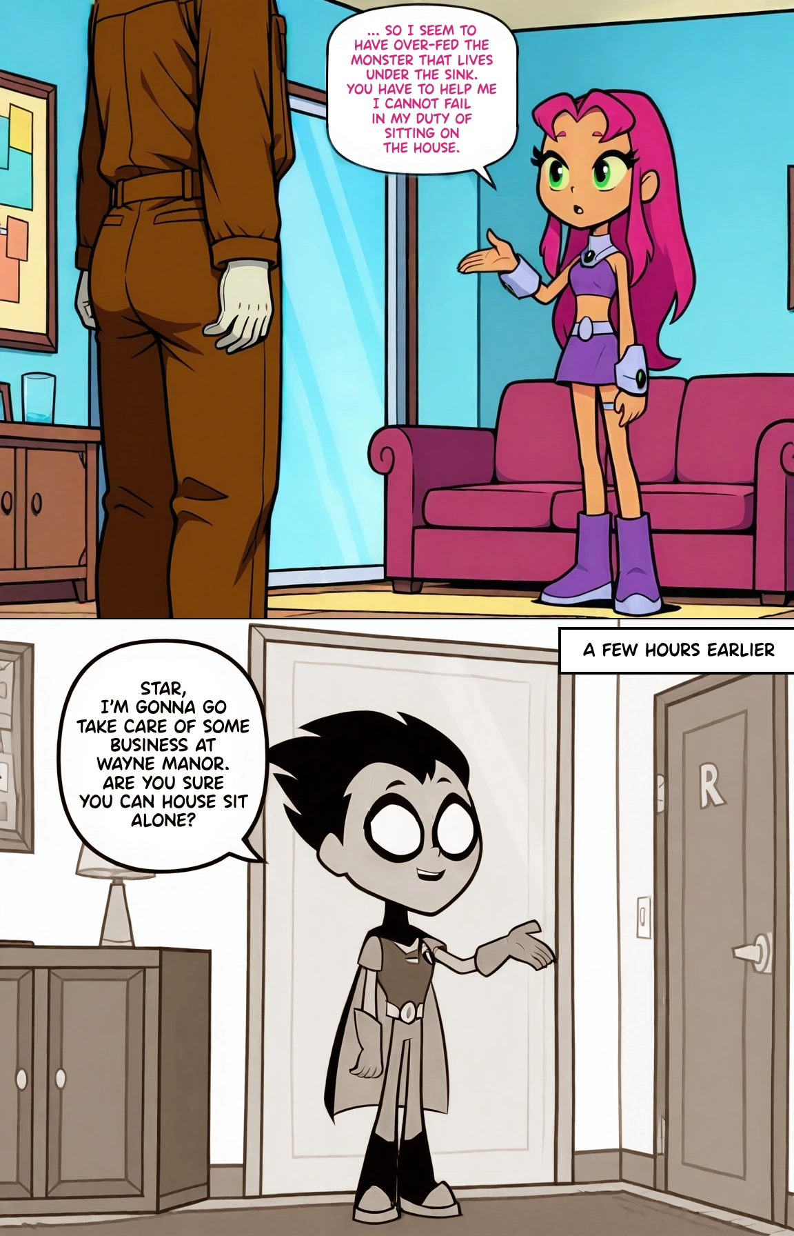 Teen Titans Starfires Housesitting - Image 1