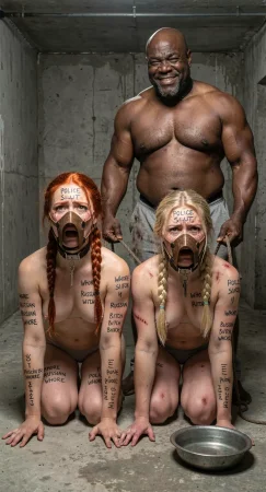 The captured policewomen are having a hard time breathing. - Page 11