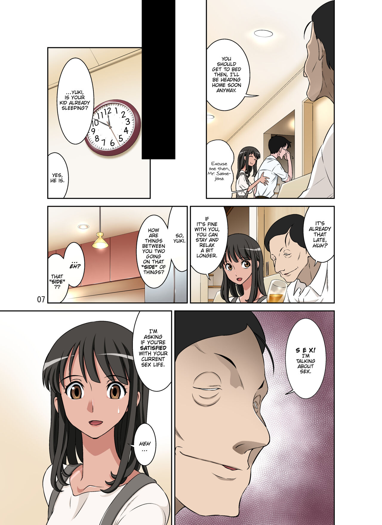 The Housewife Yukis Corruption - Hentai milf is NTRd by ugly bastard boss - 97 Pics - Image 54