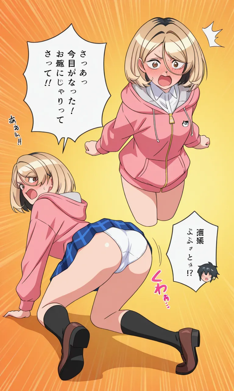 The Klutzy Class Monitor and the Girl with the Short Skirt Poemu Kohinata - Image 16