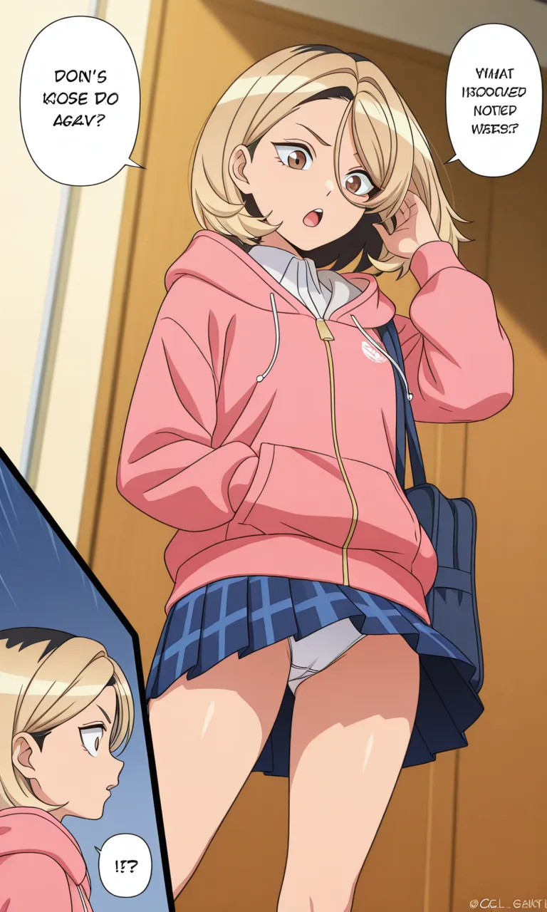 The Klutzy Class Monitor and the Girl with the Short Skirt Poemu Kohinata - Image 2