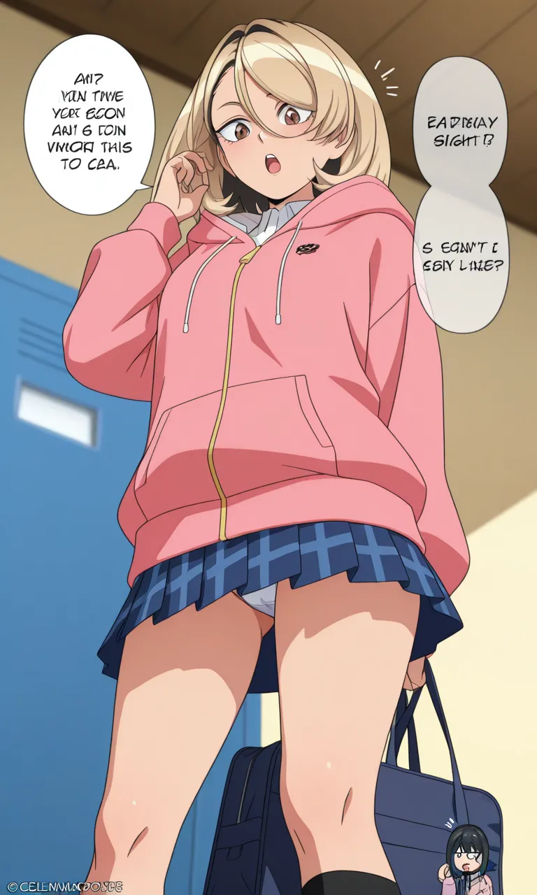 The Klutzy Class Monitor and the Girl with the Short Skirt Poemu Kohinata - Image 3