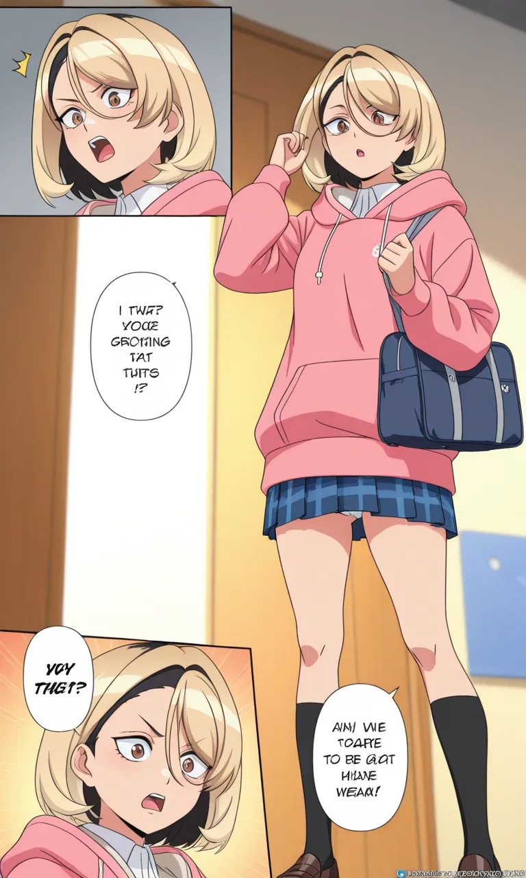 The Klutzy Class Monitor and the Girl with the Short Skirt Poemu Kohinata - Image 5