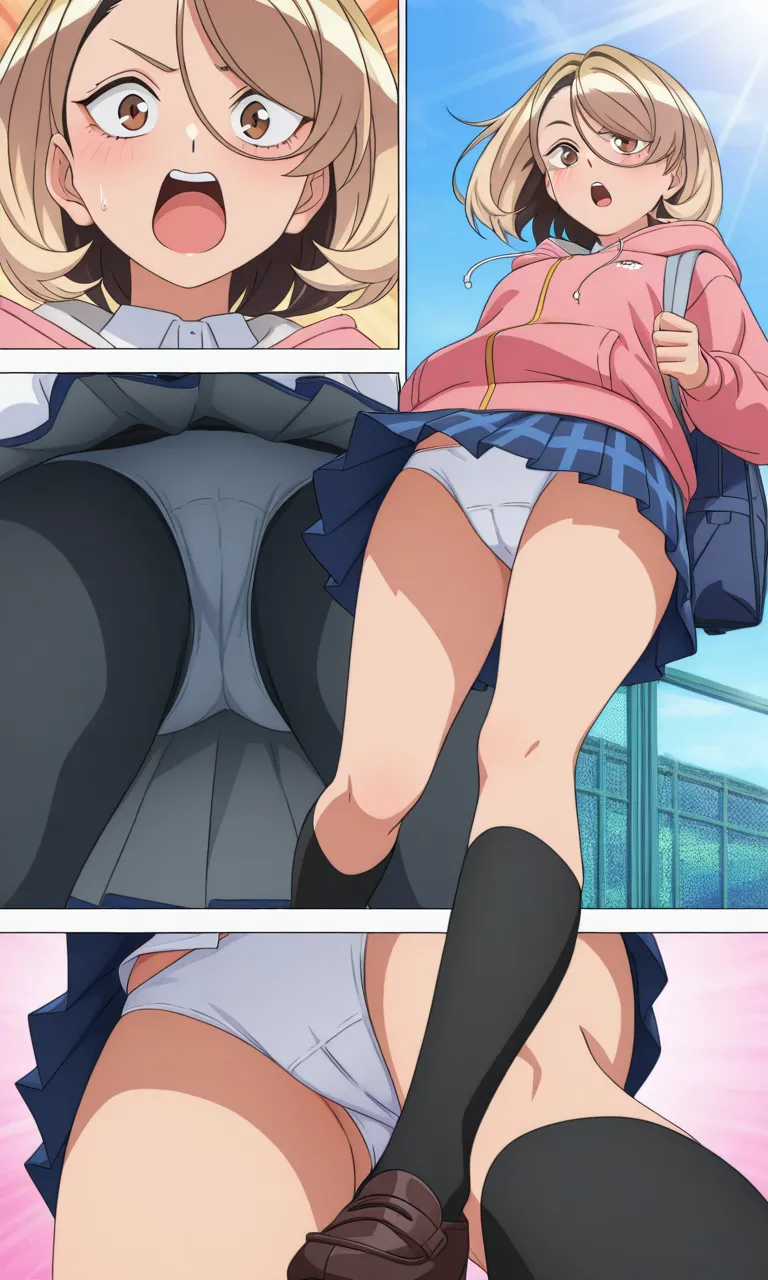The Klutzy Class Monitor and the Girl with the Short Skirt Poemu Kohinata - Image 7