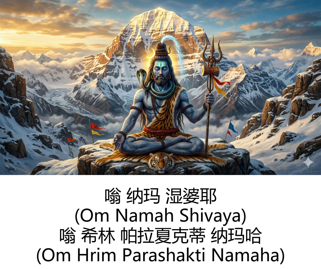 The Sacred Manifestations of Lord Shiva Guru of Gods and Lord of All BeingsAI Art - Image 1