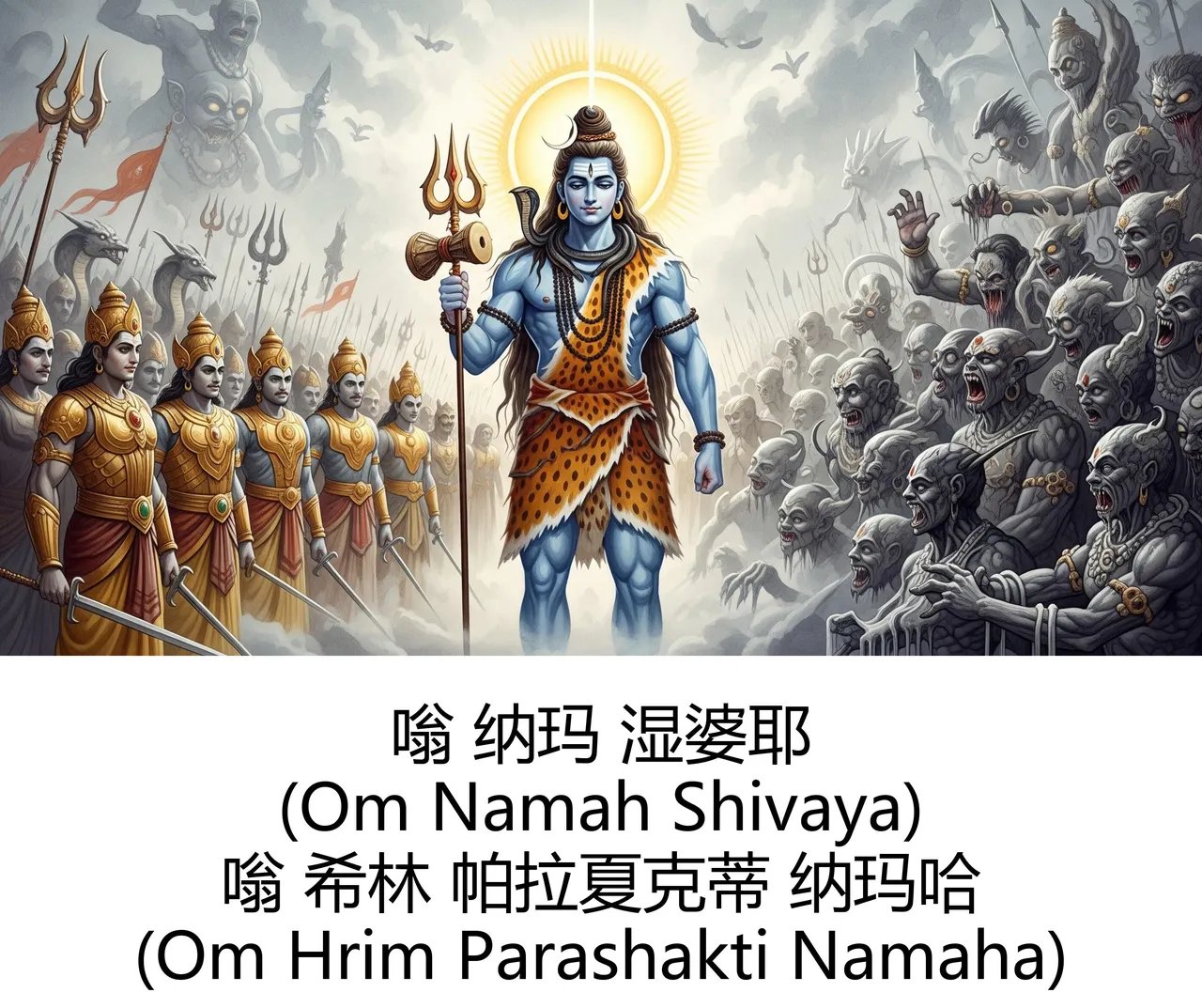 The Sacred Manifestations of Lord Shiva Guru of Gods and Lord of All BeingsAI Art - Image 12