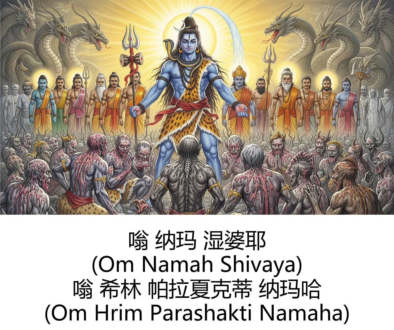 The Sacred Manifestations of Lord Shiva Guru of Gods and Lord of All BeingsAI Art - Image 20