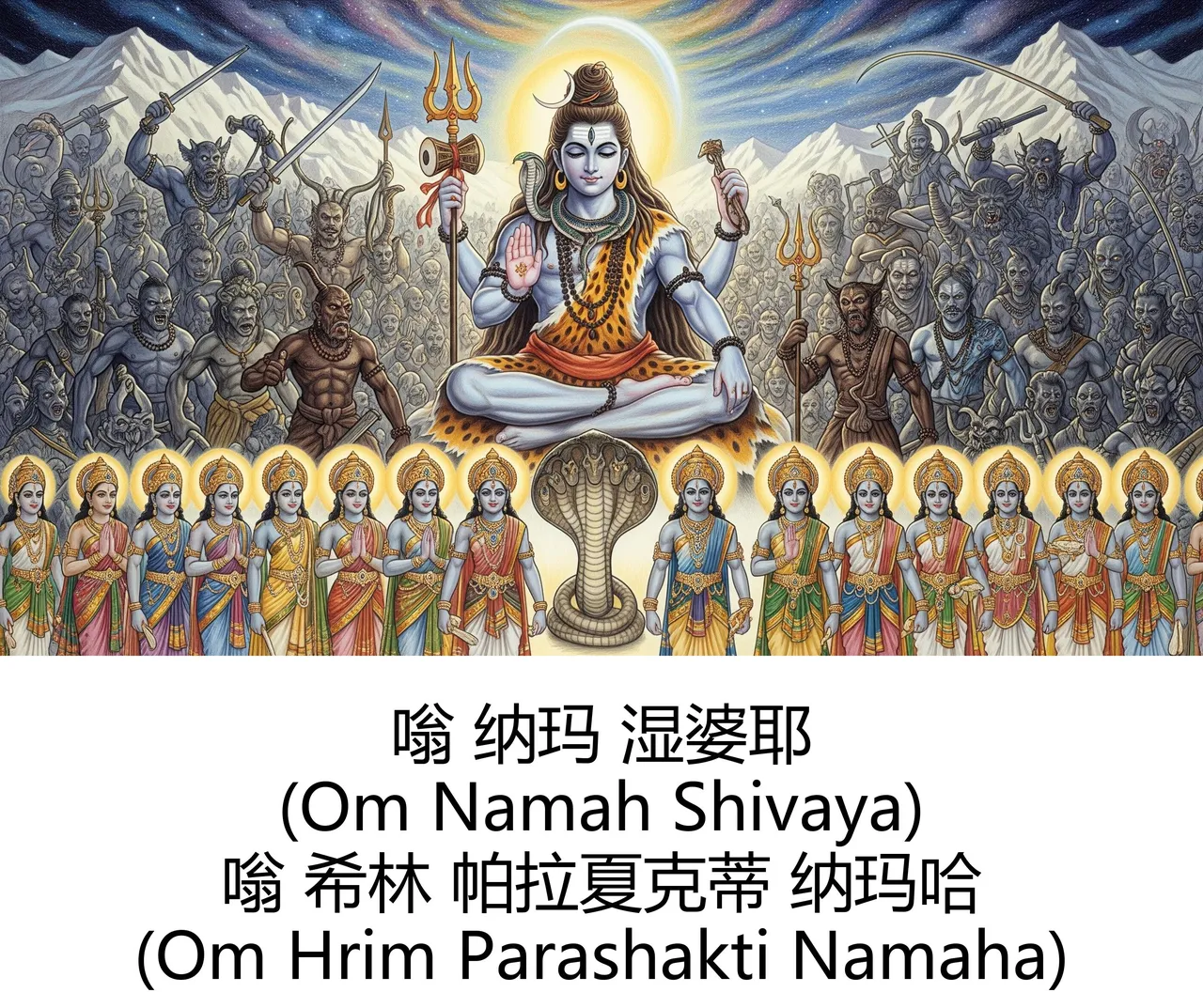 The Sacred Manifestations of Lord Shiva Guru of Gods and Lord of All BeingsAI Art - Image 24