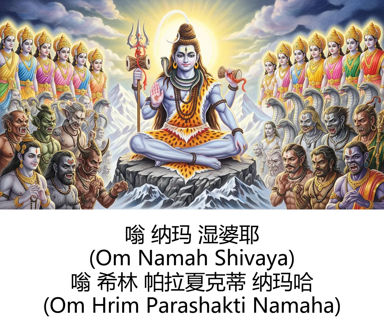 The Sacred Manifestations of Lord Shiva Guru of Gods and Lord of All BeingsAI Art - Image 25